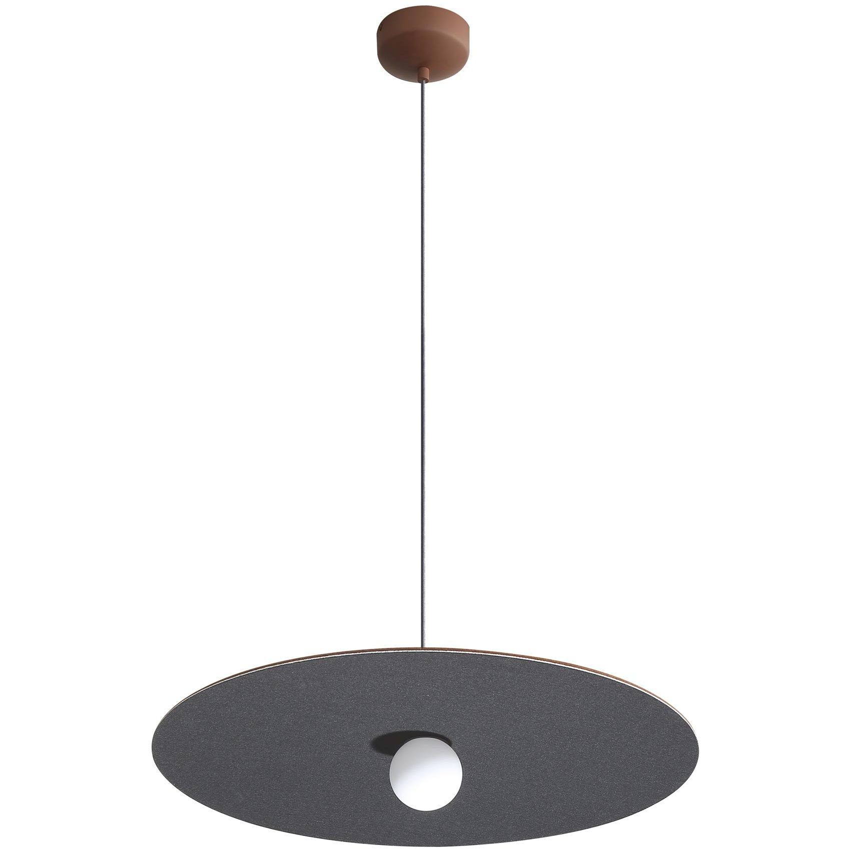 Faroe Pendant Ceiling Light in Coffee/Black
