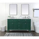Park Avenue 60 X 22 X 35 inch Green Vanity Sink Set
