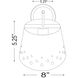 Katie 1 Light 8 inch Matte Black Wall Sconce Wall Light