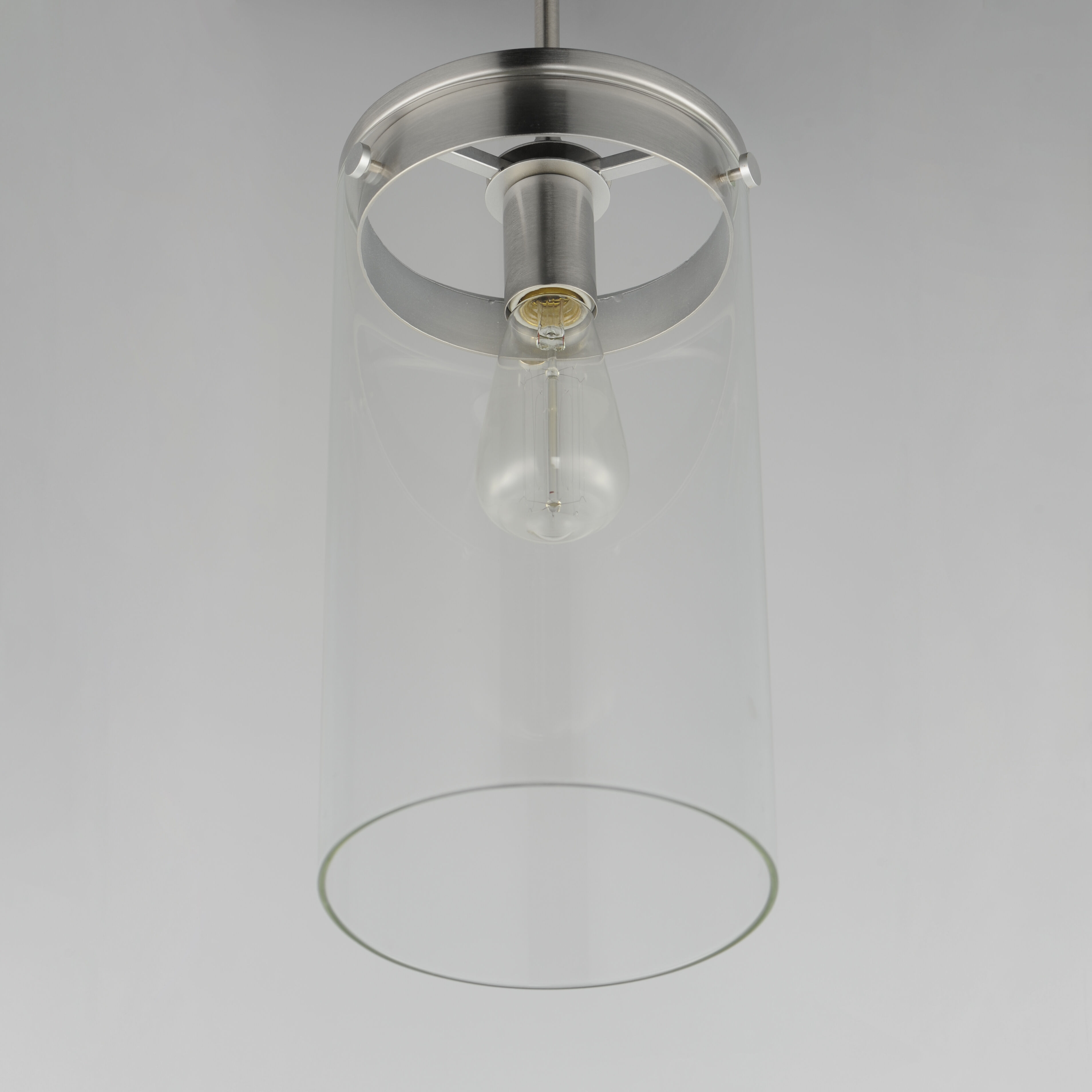 Pinn 1 Light 8 inch Satin Nickel Single Pendant Ceiling Light