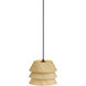 Yep Aalto 2 Light 8.63 inch Light Walnut Pendant Ceiling Light