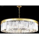 Contemporary Europa 10 Light Chandelier