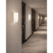 Textile Collection - Classic Family 1 Light 6.25 inch White Linen ADA Wall Sconce Wall Light in 4" D x 6.25" W x 13" H, EVOLV