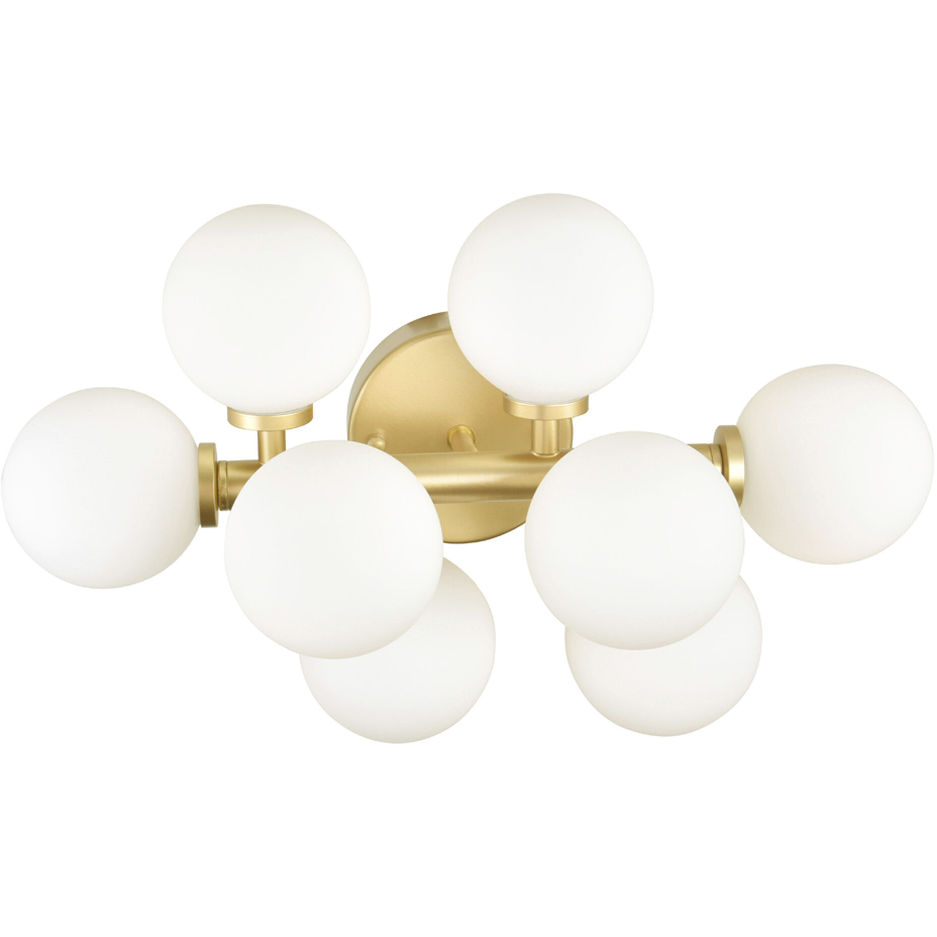 Arya LED 8 inch Satin Gold Wall Light