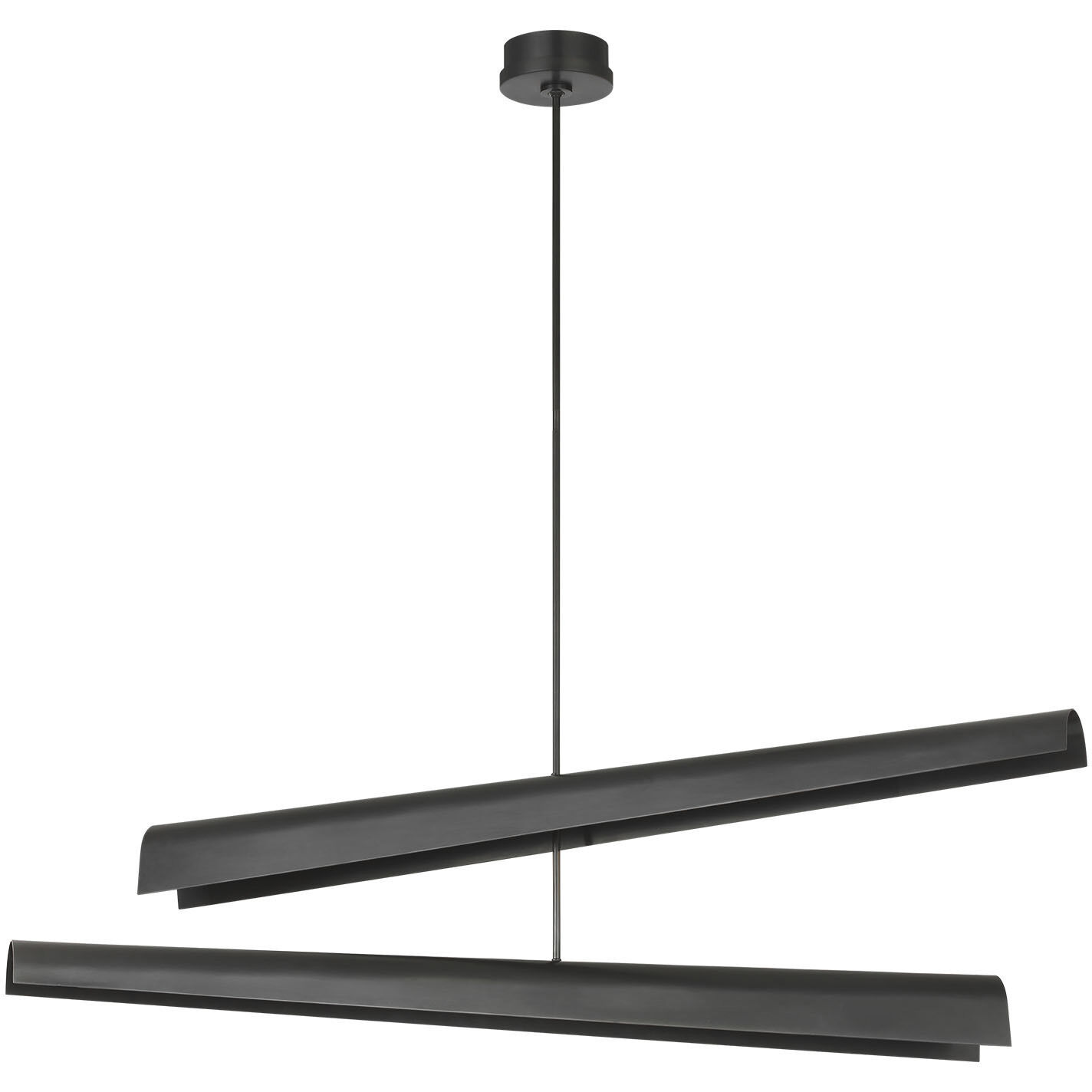 Kelly Wearstler Piel LED 51.5 inch Bronze Multi-Positional Chandelier Ceiling Light