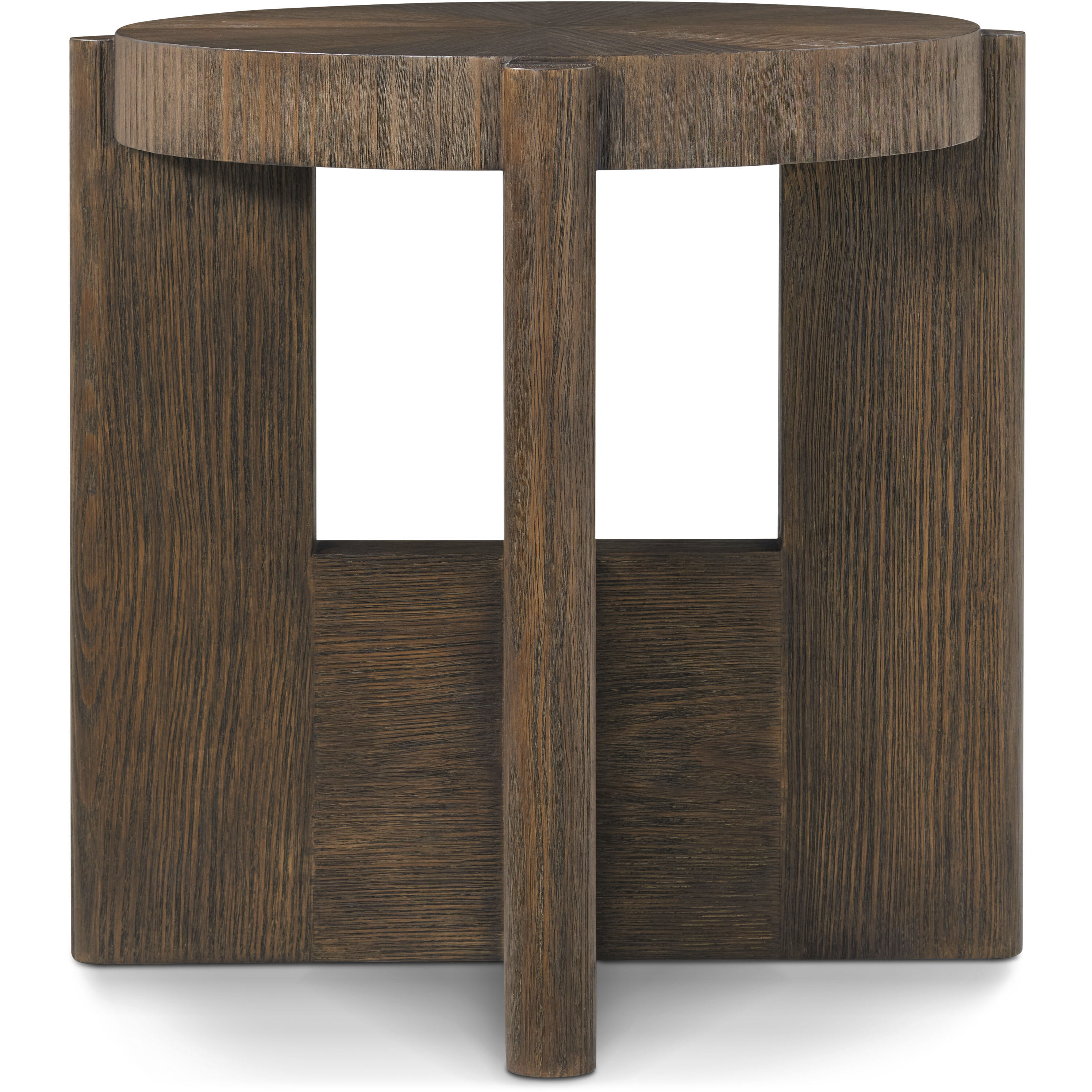 Urbane 24 X 24 inch Campfire Side Table, Wooden