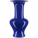 Ocean Blue 16.5 X 8.75 inch Corolla Vase