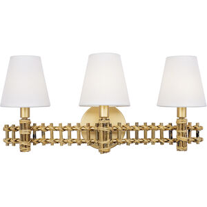 Nevis LED 22 inch French Gold Bath Vanity Wall Light