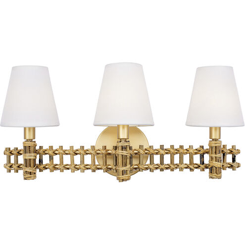 Nevis LED 22 inch French Gold Bath Vanity Wall Light