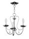 Mirabella 3 Light 15 inch Polished Chrome Chandelier Ceiling Light