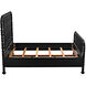 Bachelor Hand Rubbed Black Bed, Queen