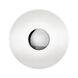 Meclisse LED 9 inch Polished Chrome ADA Sconce Wall Light in Etched Glass