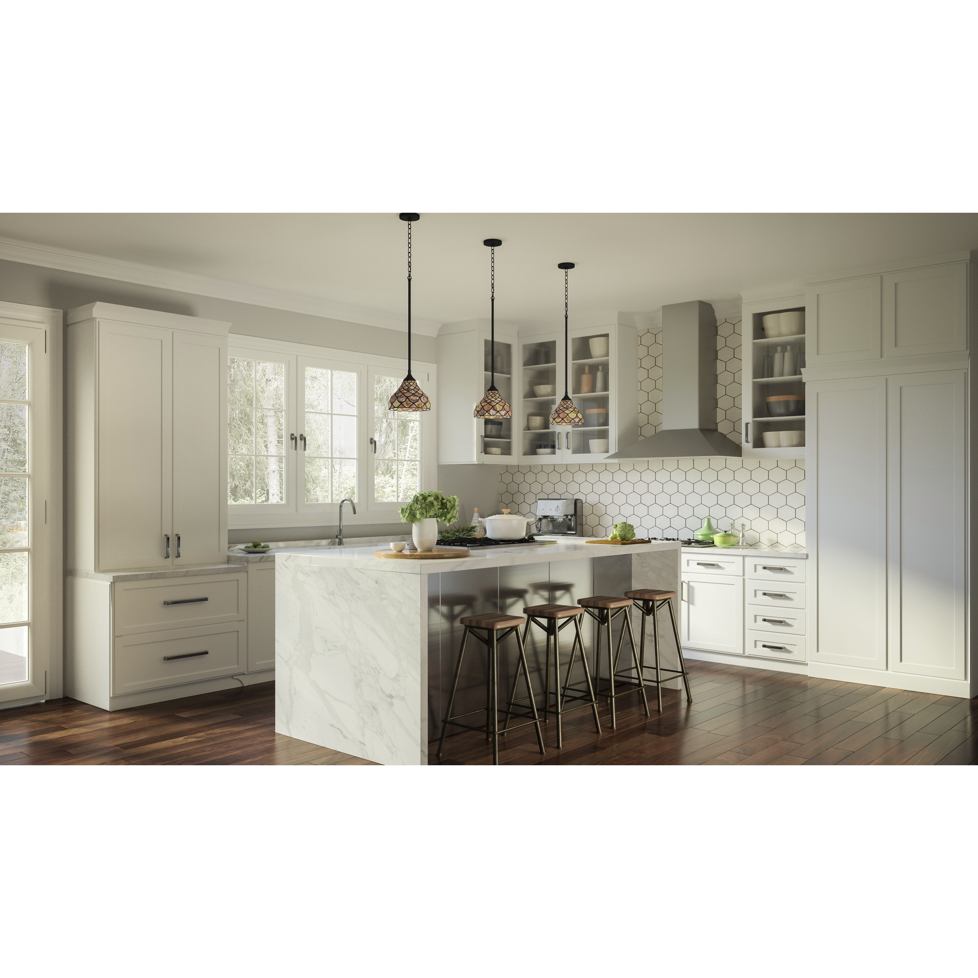 Ursa 1 Light 8 inch Matte Black Mini Pendant Ceiling Light, Small