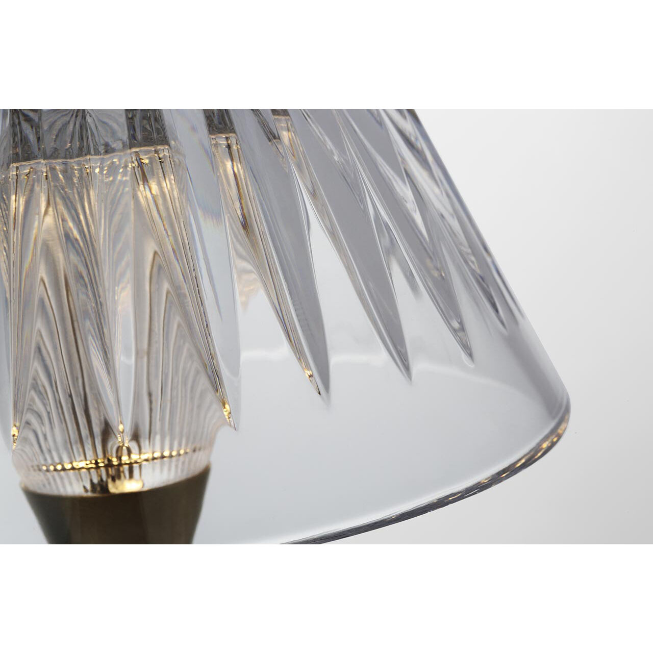 Waterford Blaze 11.5 inch 1.00 watt Natural Brass Rechargeable Table Lamp Portable Light