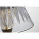 Waterford Blaze 11.5 inch 1.00 watt Natural Brass Rechargeable Table Lamp Portable Light