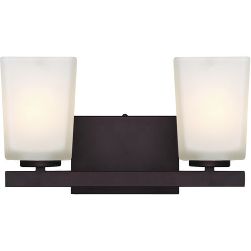Madison 2 Light 14 inch Oil Rubbed Bronze Vanity Light Wall Light