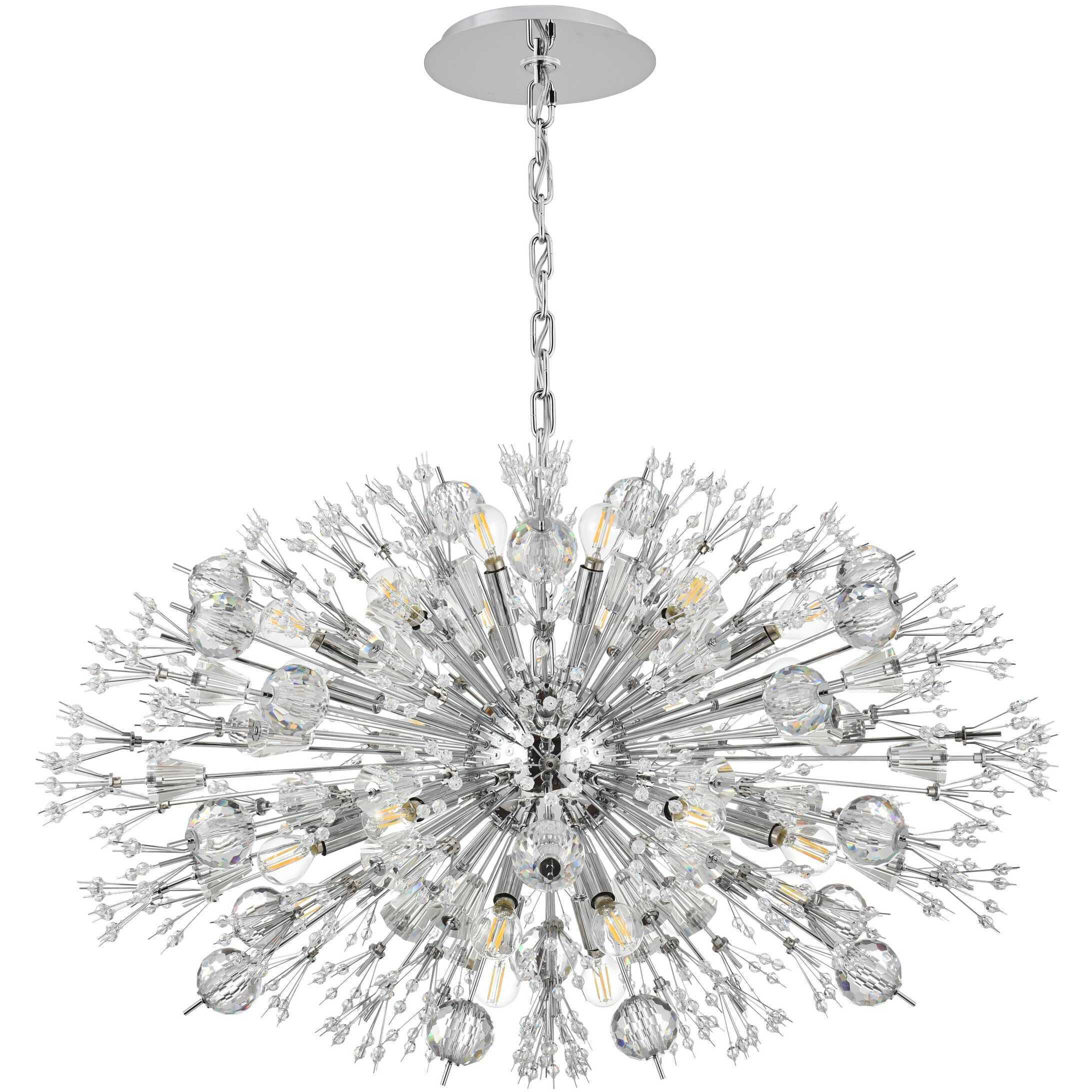 Vera 24 Light 23 inch Chrome Pendant Ceiling Light