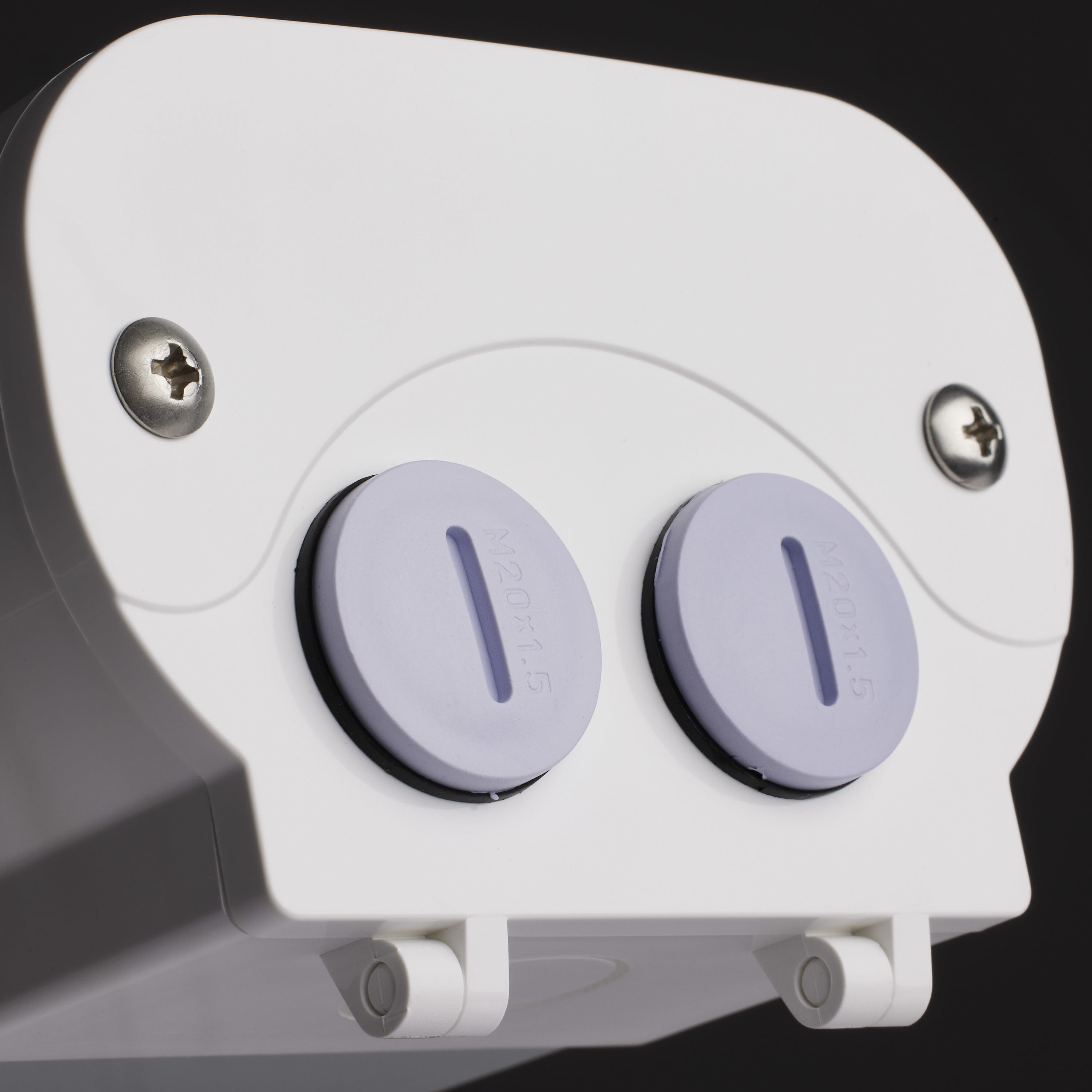 Brentwood LED 3.11 inch White and Gray Wall Pack