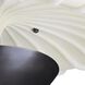 Camella 3 Light 35 inch Ivory and English Bronze Flush Mount Ceiling Light