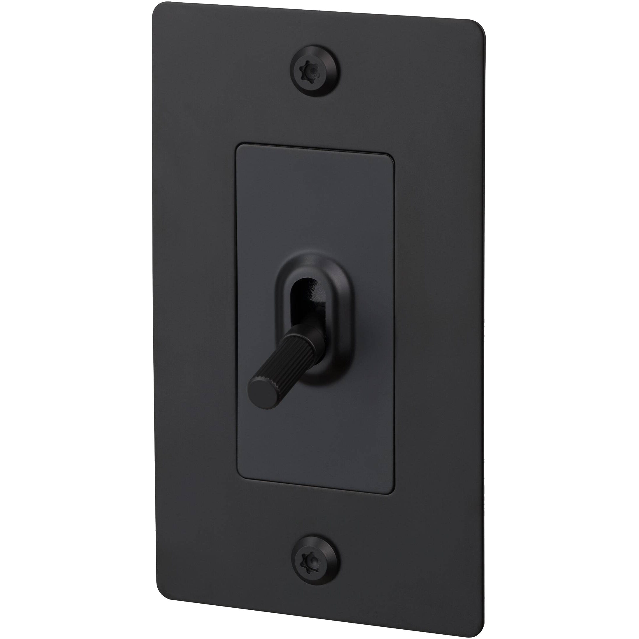 1G Toggle 120-277 Black Light Switch