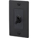 1G Toggle 120-277 Black Light Switch