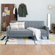 Small Biscuit Tufted Gray Sofa