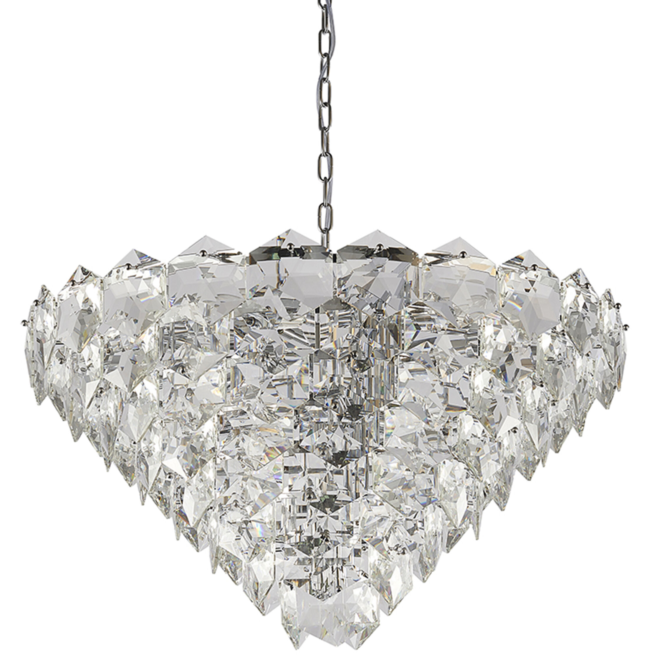 Canada 15 Light 32 inch Chrome Chandelier Ceiling Light