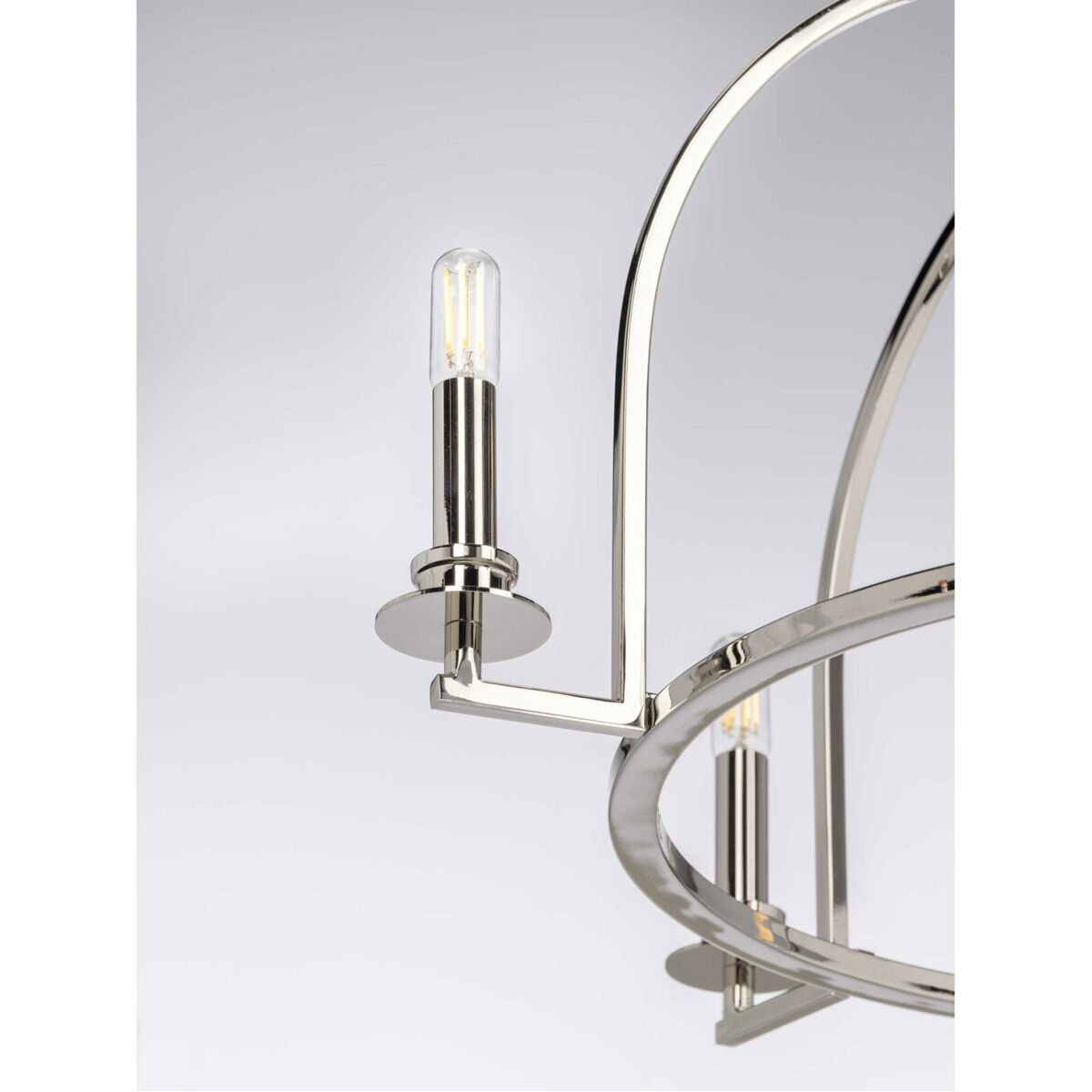 Seneca 5 Light 25.5 inch Polished Nickel Chandelier Ceiling Light