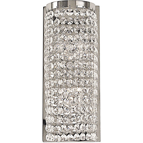 Princessa 2 Light 5 inch Polished Silver Sconce Wall Light
