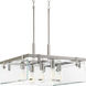 Glayse 5 Light 23 inch Brushed Nickel Pendant Ceiling Light, Design Series