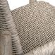 Sumba Light Gray and Cerused Wheat Mahogany Wood Outdoor Dining Chair