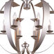 Verbena 6 Light 26 inch Pewter Chandelier Ceiling Light