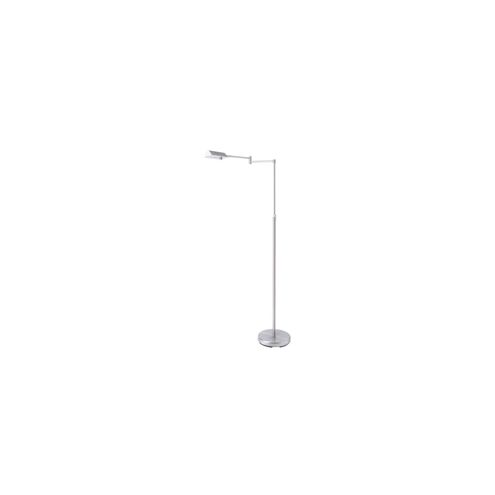 Pharma Collection 55 inch 10.00 watt Brushed Nickel Floor Lamp Portable Light