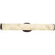 Alabaster Rocks 28 inch Dark Bronze Vanity Light Wall Light