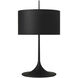 Barbara Barry Spinet 26.25 inch 6.5 watt Matte Black Modern Trumpet Table Lamp Portable Light