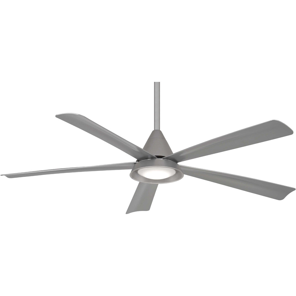 Cone 54 inch Silver Outdoor Ceiling Fan