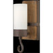 Cabot LED 4.5 inch Rustic Iron Sconce Wall Light