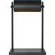 Jeffrey 16 inch 60.00 watt Matte Black Table Lamp Portable Light