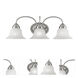 Edgemont 3 Light 23.5 inch Brushed Nickel Vanity Sconce Wall Light