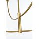 Nyomi 4 Light 42 inch Satin Gold Chandelier Ceiling Light