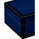 Lacquer 10.25 inch Navy/Black Boxes, Set of 2