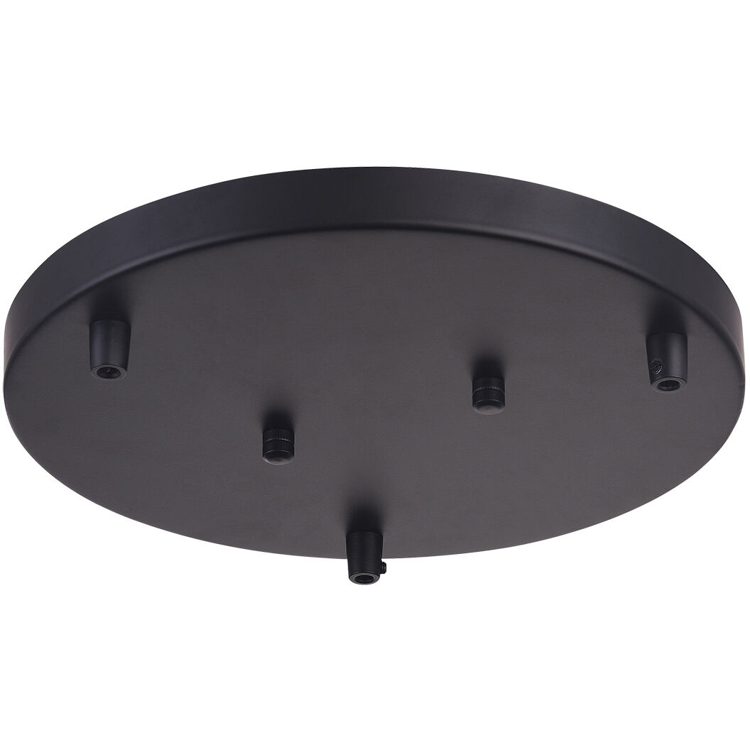 Leo 11 inch Black Multi Ceiling Canopy Ceiling Light