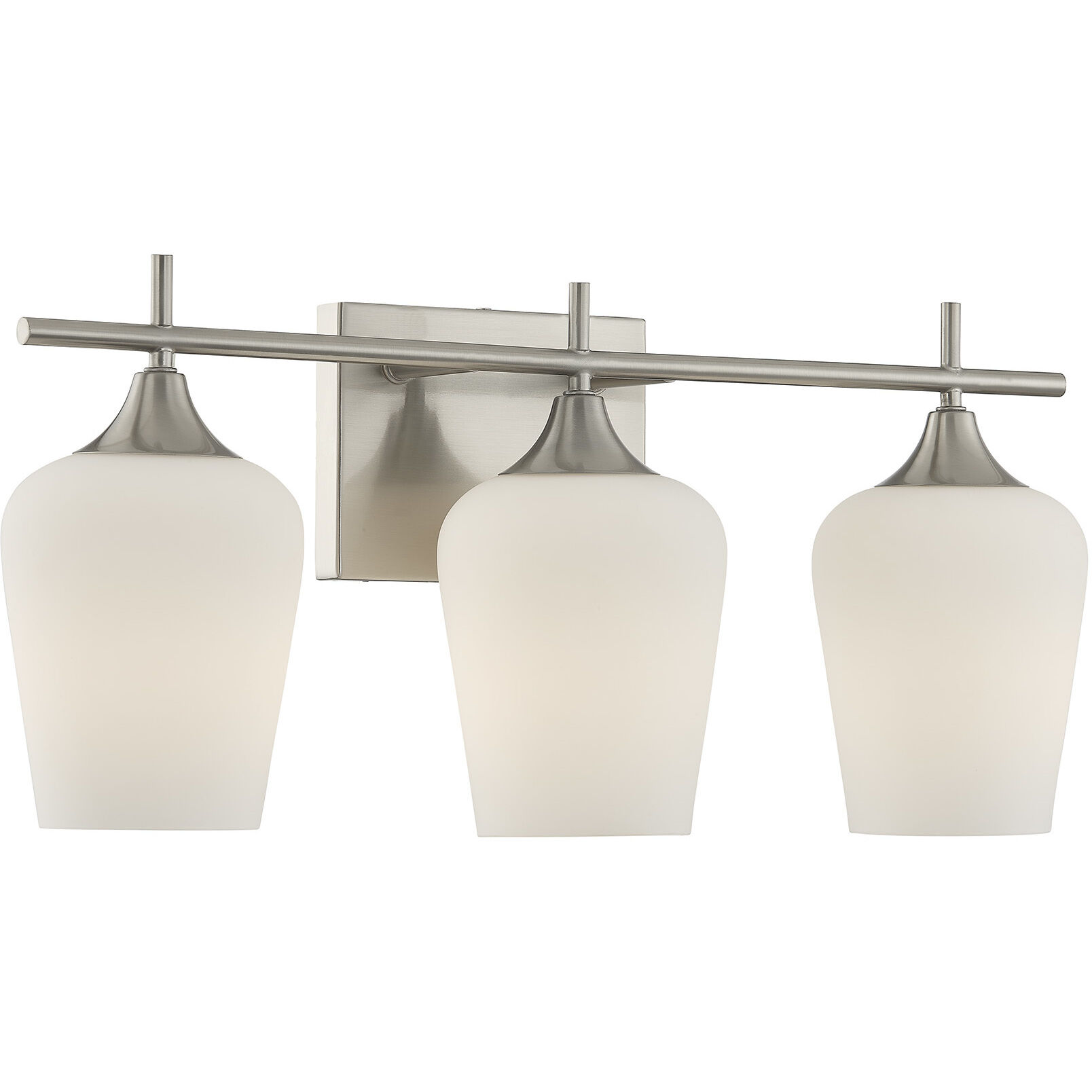 Octave 3 Light 21 inch Satin Nickel Bathroom Vanity Light Wall Light, Essentials