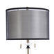 Logan 34 inch 60.00 watt Amber Finished Glass Table Lamp Portable Light