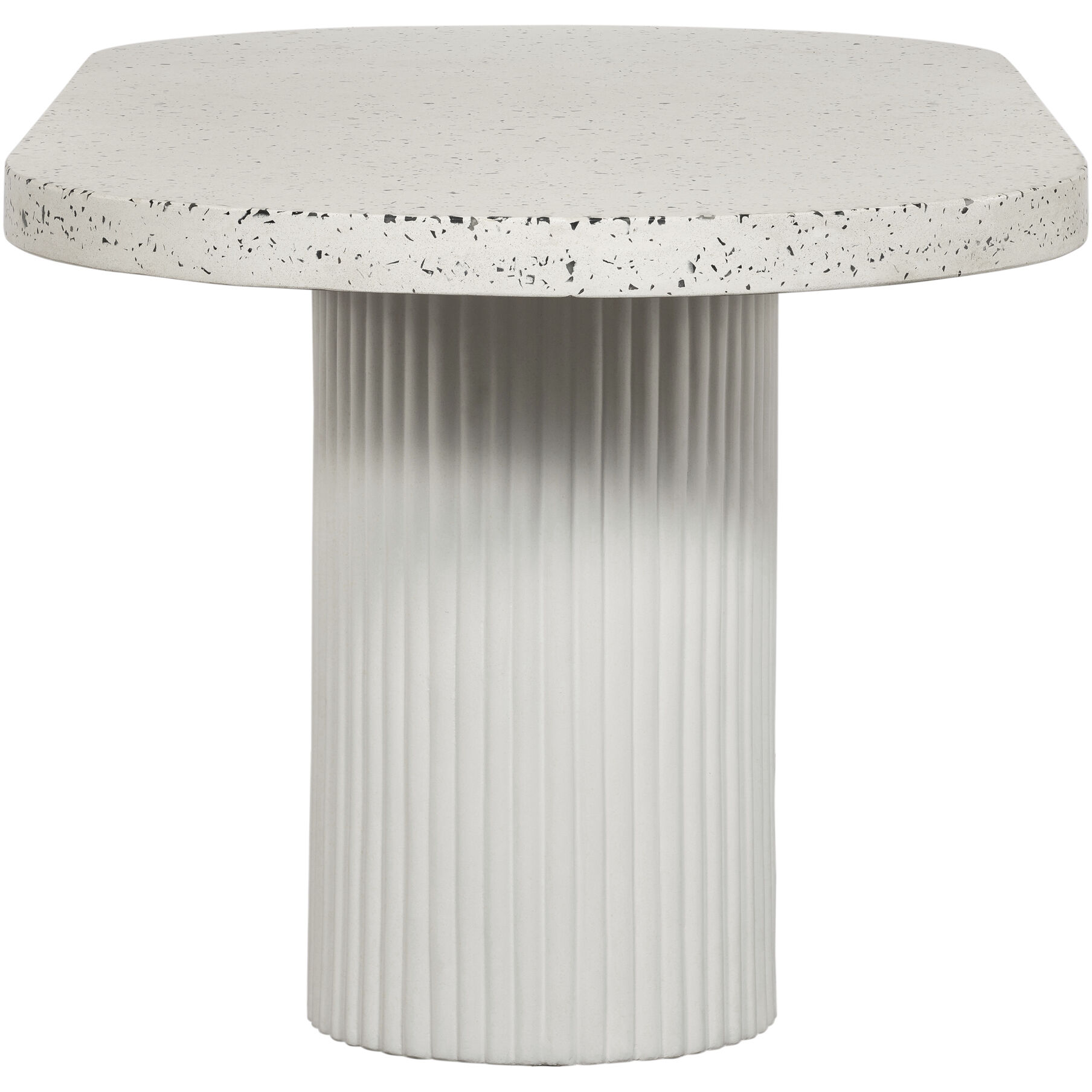 Lyon 79 X 36 inch Grey Outdoor Dining Table