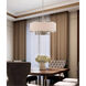 Park Ridge 7 Light 24 inch Brushed Nickel Pendant Chandelier Ceiling Light