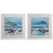 Waterside Collection Blue Framed Art