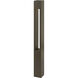 Atlantis 12v 8.00 watt Bronze Landscape Path Bollard, Square