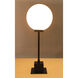 Mond 25 inch 60.00 watt Matte Black Table Lamp Portable Light