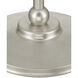 Forget-Me-Not 66 inch 100 watt Clear and Silver Leaf Floor Lamp Portable Light